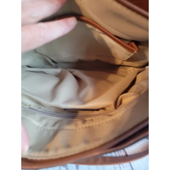 Rosetti Handbag Light Brown Western theme with embossed/stamped Faux Leather - Picture 8 of 16